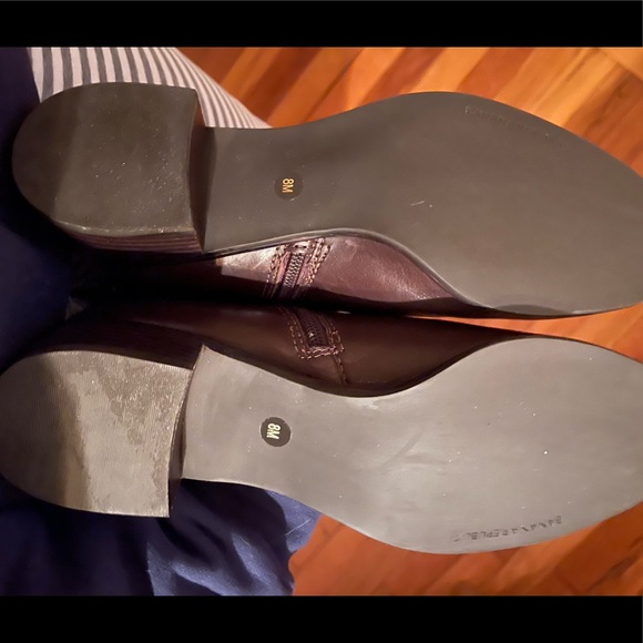 Banana Republic Brown Leather Boots Size 8M - Picture 8 of 8